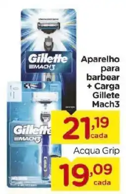 Carrefour Aparelho para barbear + Carga Gillete Mach3 oferta