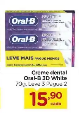 Carrefour Creme dental Oral-B 3D White oferta