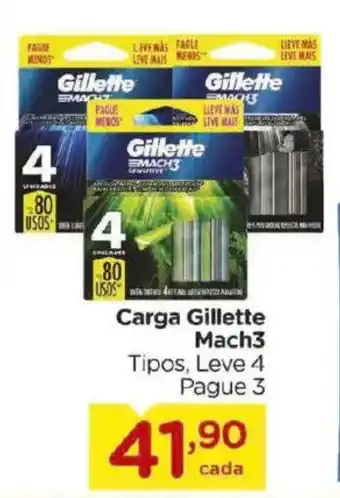 Carrefour Carga Gillette Mach3 oferta
