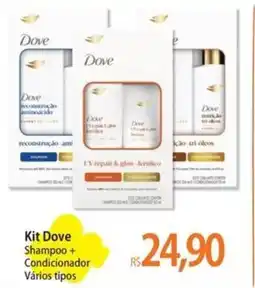 Atacadão Kit Dove Shampoo + Condicionador Vários tipos oferta