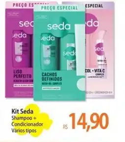 Atacadão Kit Seda Shampoo + Condicionador Vários tipos oferta