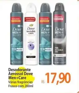 Atacadão Desodorante Aerossol Dove Men+Care Várias fragrâncias Frasco oferta