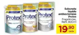 Carrefour Sabonete líquido antibacteriano Protex Fragrâncias, Refil, oferta