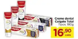 Carrefour Creme dental Colgate Total Tipos, oferta