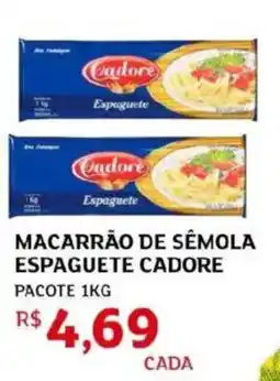 Assaí Atacadista Macarrão de sêmola espaguete cadore oferta