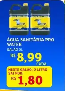 Assaí Atacadista Água sanitária pro water oferta
