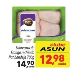 Asun Sobrecoxa de Frango resfriado Nat bandeja oferta