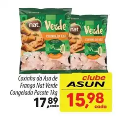 Asun Coxinha da Asa de Frango Nat Verde Congelada Pacote oferta