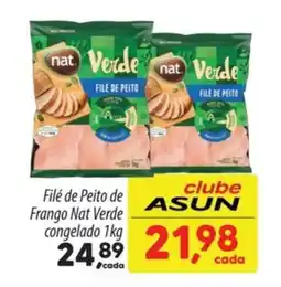 Asun Filé de Peito de Frango Nat Verde congelado oferta