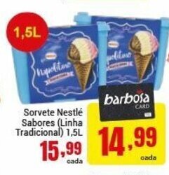 Barbosa Supermercados Sorvete Nestle Sabores 1.5L oferta