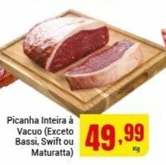 Barbosa Supermercados Picanha Inteira a Vacui 1kg oferta
