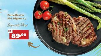 Villarreal Supermercados Carne Bovina Filé Mignon Kg oferta