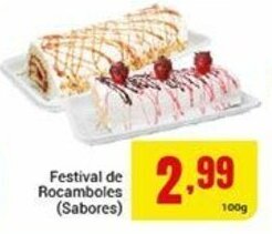 Barbosa Supermercados Festival de Rocamboles (sabores) 100g oferta