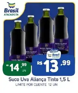 Brasil Atacadista Suco Uva Aliança Tinto oferta