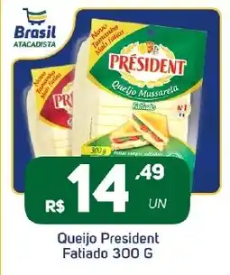 Brasil Atacadista Queijo President Fatiado oferta