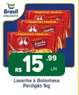 Brasil Atacadista Lasanha à Bolonhesa Perdigão oferta