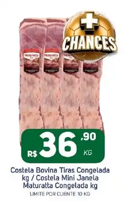 Brasil Atacadista Costela Bovina Tiras Congelada /Costela Mini Janela Maturatta Congelada oferta