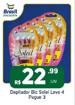 Brasil Atacadista Depilador Bic Solei oferta