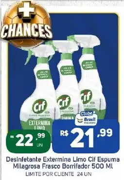 Brasil Atacadista Desinfetante Extermina Limo Cif Espuma Milagrosa Frasco Borrifador oferta