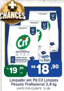 Brasil Atacadista Limpador em Pó Cif Limpeza Pesada Profissional oferta