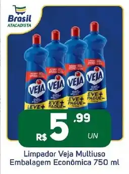 Brasil Atacadista Limpador Veja Multiuso Embalagem Econômica oferta