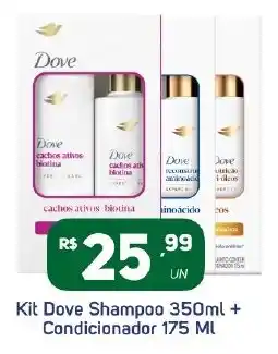 Brasil Atacadista Kit Dove Shampoo + Condicionador oferta
