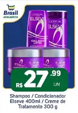 Brasil Atacadista Shampoo Condicionador Elseve / Creme de Tratamento oferta