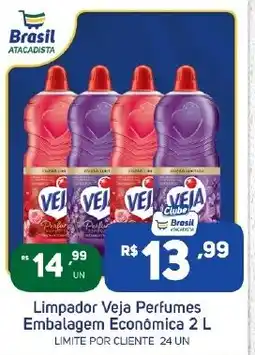 Brasil Atacadista Limpador Veja Perfumes Embalagem Econômica oferta