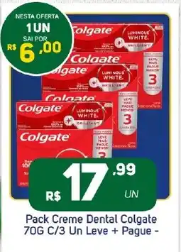 Brasil Atacadista Pack Creme Dental Colgate C/3 Un oferta