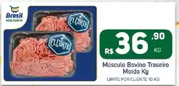 Brasil Atacadista Músculo Bovino Traseiro Moído oferta