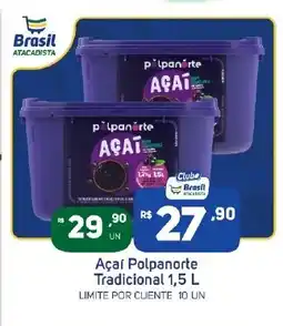 Brasil Atacadista Açaí Polpanorte Tradicional oferta