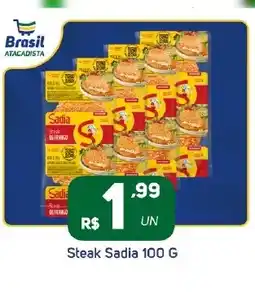 Brasil Atacadista Steak Sadia oferta