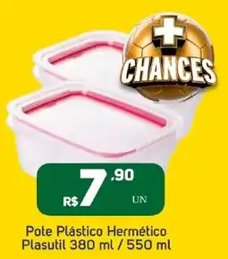 Brasil Atacadista Pote Plástico Hermético Plasutil oferta
