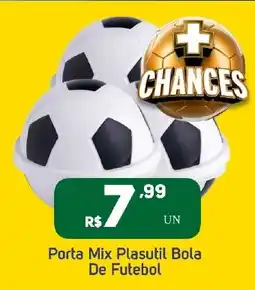Brasil Atacadista Porta Mix Plasutil Bola De Futebol oferta