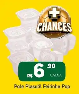 Brasil Atacadista Pote Plasutil Feirinha Pop oferta
