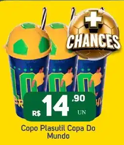 Brasil Atacadista Copo Plasutil Copa Do Mundo oferta