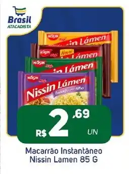 Brasil Atacadista Macarrão Instantâneo Nissin Lámen oferta