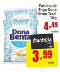 Barbosa Supermercados Farinha de trigo Dona Benta Tradicional 1kg oferta