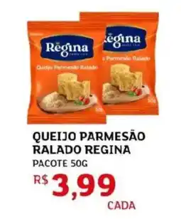Assaí Atacadista Queijo parmesão ralado regina pacote oferta