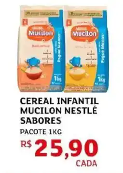 Assaí Atacadista Cereal infantil mucilon nestlé sabores oferta