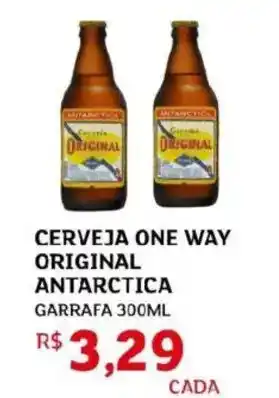 Assaí Atacadista Cerveja one way original antarctica oferta