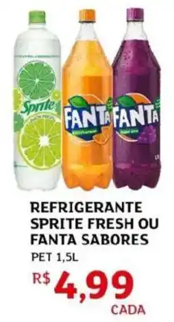 Assaí Atacadista Refrigerante sprite fresh ou fanta sabores pet oferta