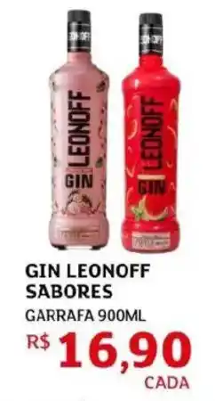 Assaí Atacadista Gin leonoff sabores oferta