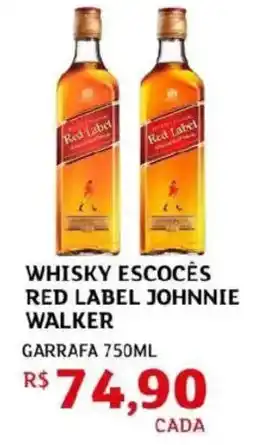 Assaí Atacadista Whisky escoces red label johnnie walker oferta