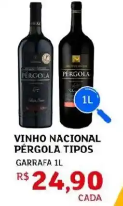 Assaí Atacadista Vinho nacional pérgola tipos garrafa oferta