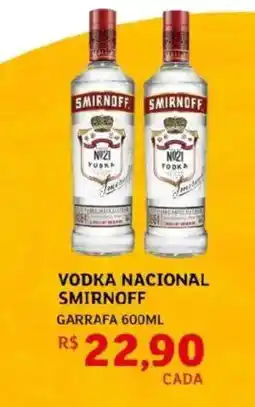 Assaí Atacadista Vodka nacional smirnoff oferta