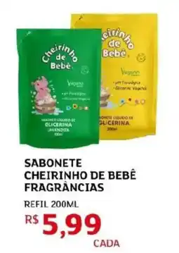 Assaí Atacadista Sabonete cheirinho de bebê fragrâncias oferta