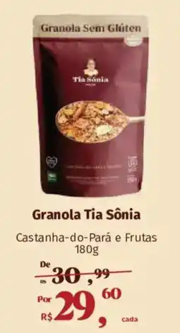 Supermercados Mateus Granola Tia Sônia oferta