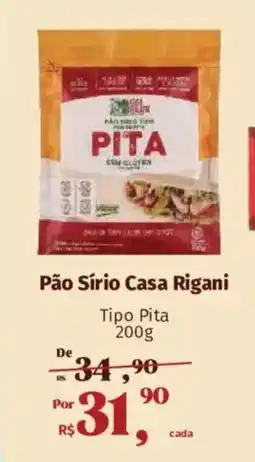 Supermercados Mateus Pão Sírio Casa Rigani oferta