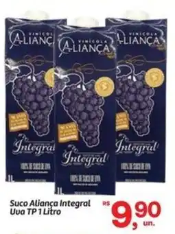 Fort Atacadista Suco Aliança Integral Uva TP oferta